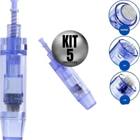 CARTUCHO 12  AGULHAS DERMAPEN- UNIVERSAL 5 UNIDADES