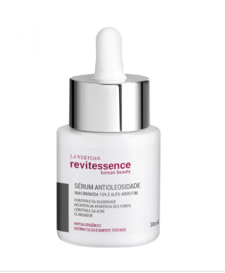 SERUM ANTIOLEOSIDADE COM NIACINAMIDA 10% E ALFA ARBUTIM 30ML LA VERTUAN