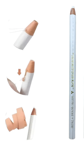 LAPIS DERMATOGRAFICO BRANCO MITSU-BISTHI 1 UNIDADE