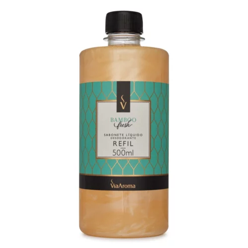 SABONETE LIQUIDO BAMBOO 500 ML REFIL VIA AROMA