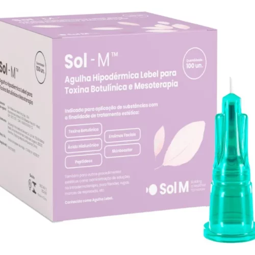 MICRO AGULHA LEBEL 4MM X 0.23MM 32G 3/16- CX 100- SOL-M