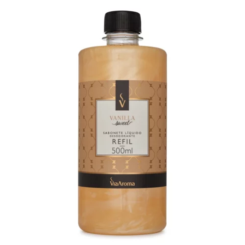 SABONETE LIQUIDO VANILLA 500 ML REFIL VIA AROMA
