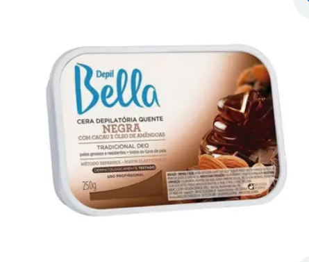 CERA DEPILATORIA QUENTE NEGRA 250G - DEPIL BELLA