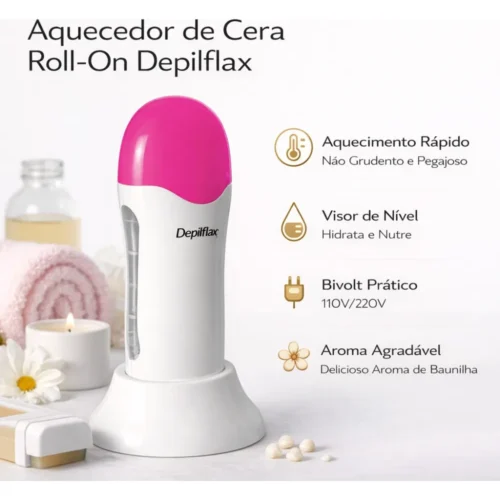 APARELHO AQUECEDOR ROLLON DEPILFLAX