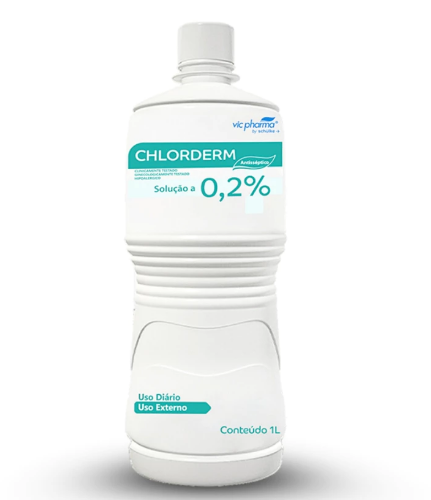 CLOREXIDINA SOLUÇAO AQUOSA 0,2%(CHLORDERM)1 LT VIP PHARMA