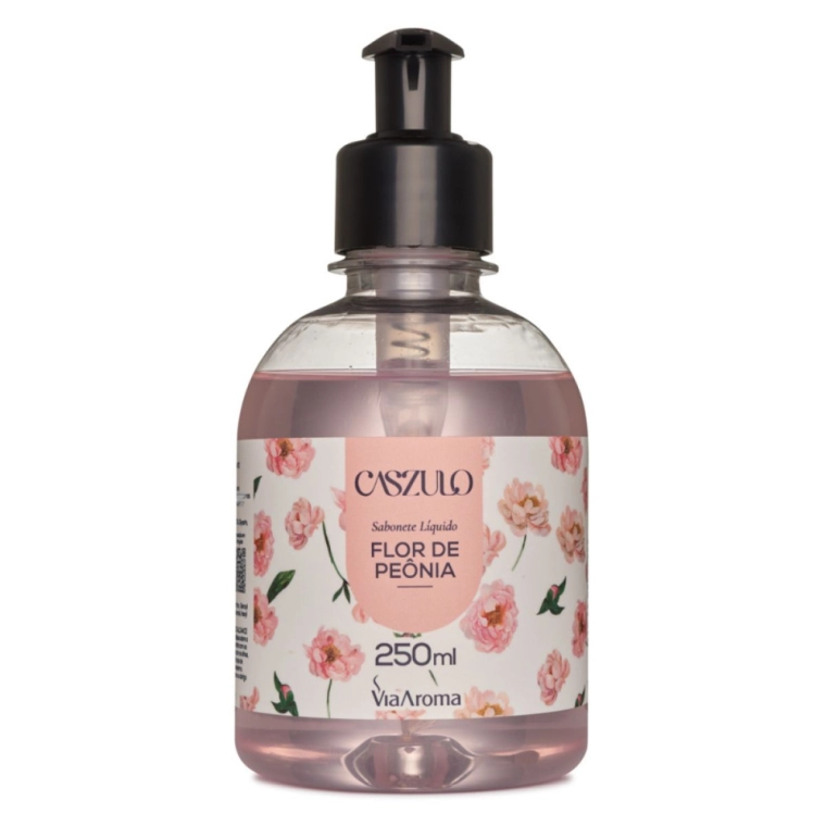 SABONETE FLOR DE PEONIA 250 ML CASZULO VIA AROMA