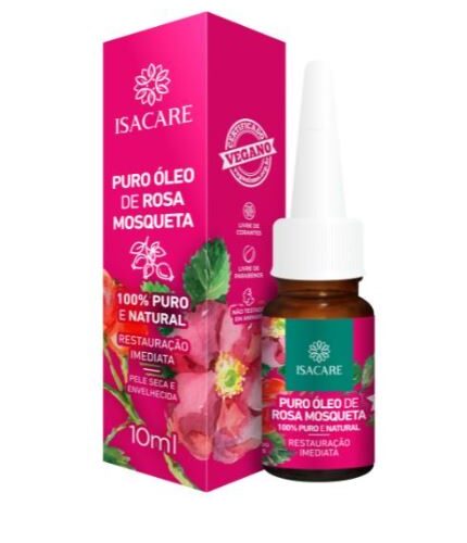 OLEO 100  DE ROSA MOSQUETA NATURAL 10ML ISACARE