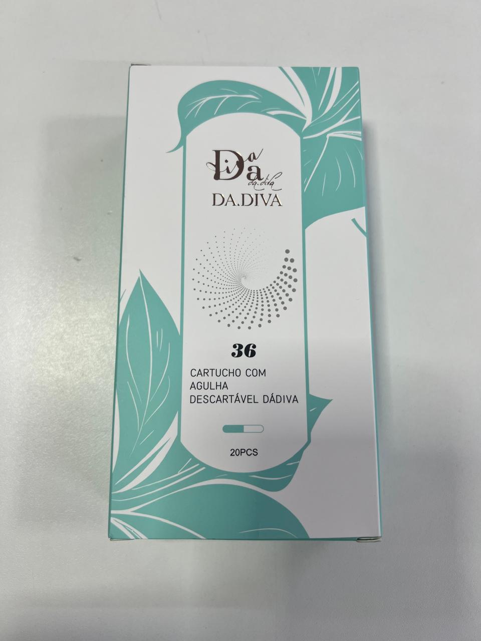 CARTUCHO DESCARTAVEL DA.DIVA DERMAPEN 36 PONTAS C/ANVISA 20 UNIDADES