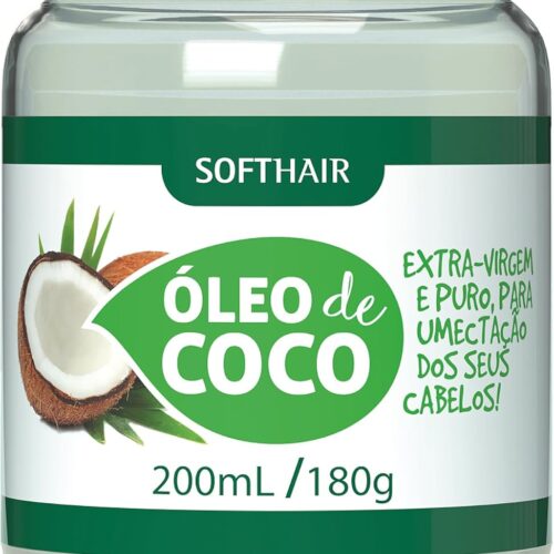 OLEO DE COCO EXTRAVIRGEM 200ML SOFTHAIR