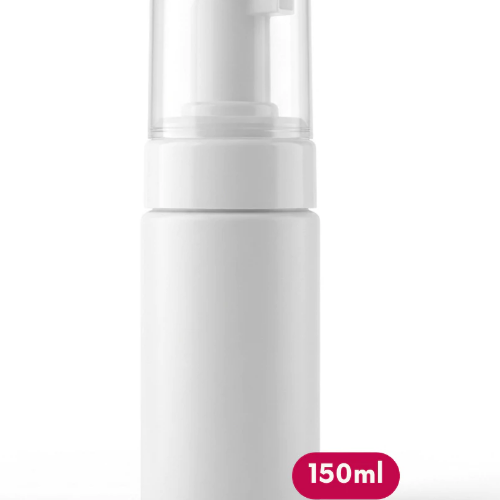FRASCO PLASTICO C/ VALVULA ESPUMADOR PUMP BRANCO 150ML