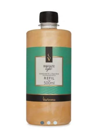 SABONETE LIQUIDO BREEZE 500 ML  REFIL VIA AROMA