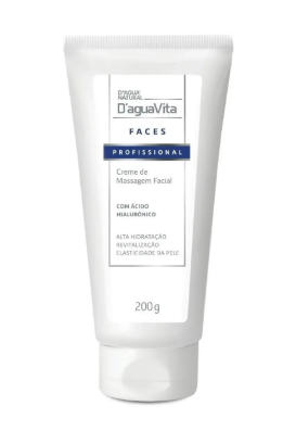 CREME MASSAGEM FACIAL ACIDO HIALURONICO 200G DAGUA NATURAL - Imagem 2