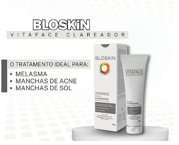GEL CREME CLAREADOR – 40G VITAFACE